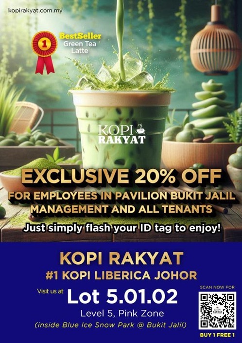Kopi Rakyat : 20% OFF